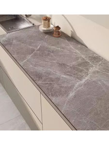 Water Absorbent Soft Pad Kitchen Countertop Special Heat Resistant Pad Bar Counter Silicone Durable Geometric Pattern Mat