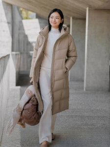 BOSIDENG | Warm and Slender Womens Down Coat 90% Feather