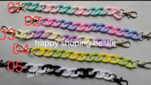konektor connector akrilik murah bagus warna warni awet masker hijab kn 95 duckbill medis simple mudah di gunkaan untuk wanita