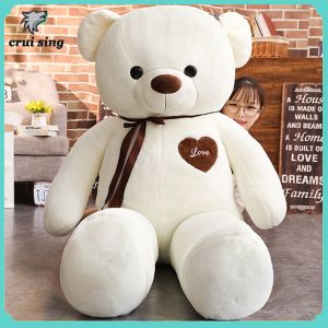 Giant Teddy Bear Plush Toys 80cm Teddy Bear Soft Teddy Bear Stuffed Doll Big Size Teddy Bear Girls Popular Birthday Gift