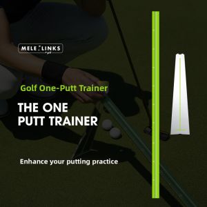 mele links | Golf Speed Measuring Alignment Putter Practice Device