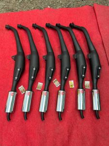 KNALPOT FIZ R STANDAR RACING GEMBUNG HITAM TAMENG ORIGINAL AHM