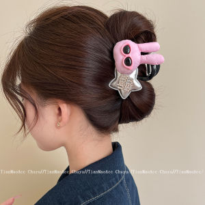 กิ๊บติดผมรูปกระต่ายดาวรูปสัตว์น่ารักสำหรับผู้หญิง กิ๊บติดผมรูปฉลามสุดเก๋ไก๋ ทรงหน้าม้า คลิปแบบรูปหัวเรือสำหรับเด็กสาว สไตล์อินส์