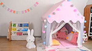 Lều cho bé🎪Lều công chúa hoàng tử cho bé🎁Chất vải siêu bền⭐Khung inox (hoặc nhựa) siêu chắc chắn