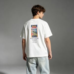 Kodak | Kodak Branded Film Print Summer 100% Top Men T Shirt Women Tee Boys Girls Top Adults Children Parent Child Cotton kid Tshirts