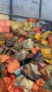 Kain Songket Set Selendang Variasi Warna Silver