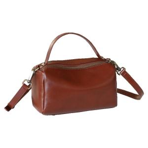 SIFULUN | All-matching Women Leather Handbag Boston Bag Dual Zipper
