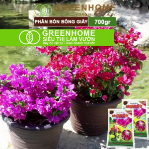 Phân Bón Hoa Giấy Bao 700gr Hữu Cơ Giúp Thân Cứng Cáp Tạo Tán Ra Bông Nhiều Lâu Tàn