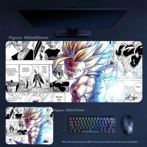 Bandai | Cartoon Comic Style Leather Mouse Pad Boys Gaming Non-slip Mouse Pad Keyboard Pad Office Convenient Mousepad Decorative Desk Mat
