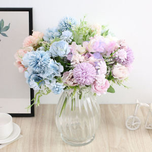 Bó Hoa Hồng Và Hoa Mai Giả Bằng Vải Lụa Để Trang Trí Bàn Ăn Trang Trí Nhà Phòng Khách Hoa Tươi Lâu Dài Hoa Tươi Lâu Dài