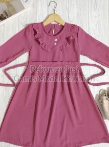 Gamis Syari Anak Perempuan Usia 1-9 Tahun Bahan Crenkle Airflow Terlaris