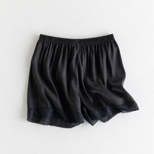 Girls Safety Pants Summer Thin Ice Silk Home Short Pants Fashion Baby Girl New Anti-Light Base Pants Breathable Polyester Fiber