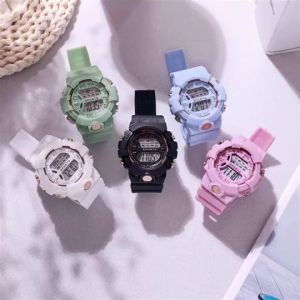 Đồng hồ nam nữ kỹ thuật số chính hãng SHOR dây cao su chống trầy xước chống nước tốt bảo hành 2 năm
