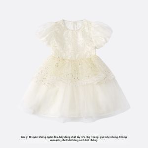 iplant | Đầm Công Chúa Tulle Cổ Ngọc Trai
