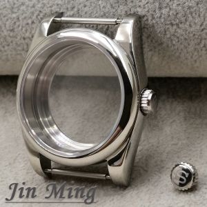 High Quality 36mm 40mm S Crown NH35 Mens Watch Case Strap Parts Sapphire Glass For NH34 NH35 Nh36 NH38 ETA2824 PT5000 Movement