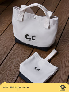 Canvas Republic Canvas Shoulder Bag Daily Commute Minimalist Easiest for Match Fashion Tote Bag