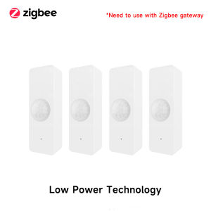 iHseno | WiFi Zigbee Smart PIR Motion Sensor Tuya Infrared Human Body Detector Home Security Burglar Alarm Smart Life Works With Alexa