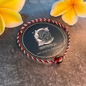 Gelang Tridatu/Gelang Keberuntungan/Gelang Khas Bali/Gelang Tridatu Batu Tibet Mantra