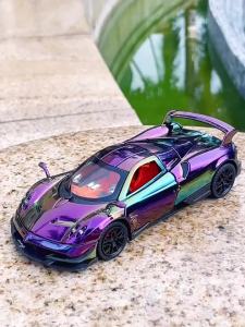 MAKEDA | 1:24 Roadster Pagani Huayra BC Model Toys Cars Wheel Steering Miniature Car Shock Absorption Vehicles Model Adult Festival Gifts
