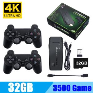 Game Stick 4K Lite Retro Video Game Stik Wireless Gamepad Tv HDMI Game Console 2.4G