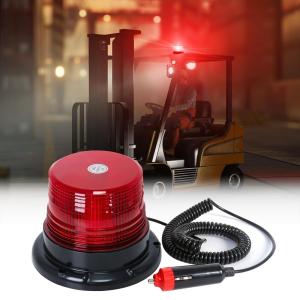 💡【New Listing】💡24LED Strong Magnetic Roof Warning Light 12v/24v Amber Warning Light Emergency Flashing Signal Light Suitable for Forklifts Multiple Models General Transportation Engineering Vehicles Frequency Flashing Light