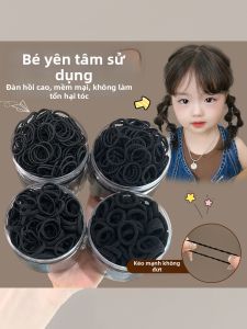 NING ZHOU | Dây Đai Tóc Co Dãn Không Hư Tổn Màu Đen