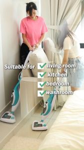 Giselle 8-in-1 Dual Function Steamer Mop M1 Handheld & Floor Cleaner High-Temp Steam Chemical-Free Cleaning - KEA0420