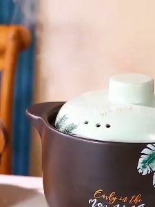 [Ready Stock] 4L Ceramic Soup Pot Automatic Electric Cooker 陶瓷煲汤锅自动电砂锅隔水炖家用插电