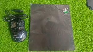 Combo chuột Bosston có dây màu đen kèm đèn led + lót chuột