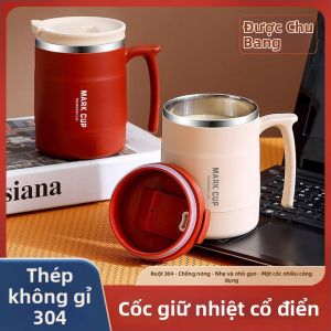 Tách Inox Cách Nhiệt Đôi có Bộ Lọc Trà