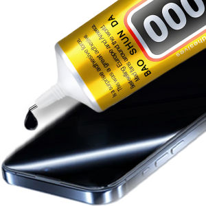 7000 Black Cellphone Tablet Repair Battery Cover LCD Frame Adhesive T-7000 Multifunctional Glue Black Liquid DIY  Electronic Components Point Diamond Jewelry Glass Adhesive.
