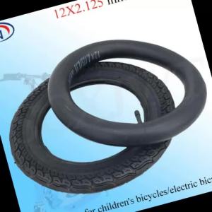 12x2.125 (64/57-203) Tire 12" Bike Bicycle Scooter Stroller Tyres Inner Tube 12*2.125 E-Bike Electric Scooter Wheel Tire
