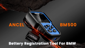 ANCEL BM500 OBD2 Scanner for BMW/Mini/RR Diagnosis All Systems Code Reader  with CBS Oil EPB SAS Fuel Pump Reset Battery Registration DPF Regen EGS Adaption EOBD OBD II Professional Auto Car Diagnostic Scan Tool