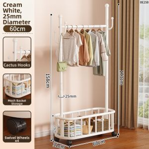 JIAJIESHI | Moveable Coarse Indoor Hat and Coat Stand
