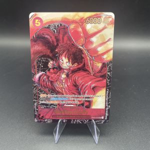 Bandai | OPCG vol.2 DIY Self-made Game Card Roger Luffy Shanks Ace Buggy Gold Printing Process Matte Paper Texture Collectible Card Gift