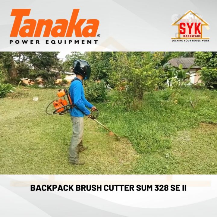 SYK TANAKA Backpack Brush Cutter SUM328SE II Gardening Tools Grass ...