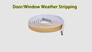 6M Door Insulation Seal Strip Tape Self-adhesive Acoustic Rubber Foam Weatherstrip Window Sound Draft Stopper Weather Strip