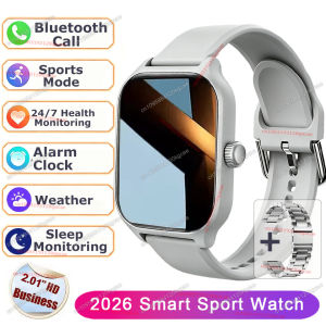 Smart Watch For Android IOS Watches 2.01inch HD Display Bluetooth Call Message Alert Music Sports Mode Smartwatch Men Women Ht30