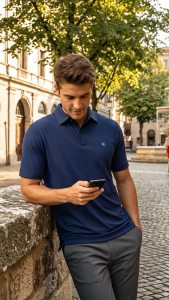 Áo Polo Nam Thể Thao Aristino Active Recycled Polyester Chống UV Thoáng Khí Co Giãn APS005EGP01