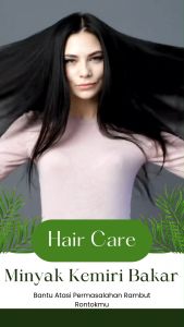 MINYAK KEMIRI BAKAR ASLI EKSTRAK KEMIRI ASLI PENUMBUH DAN PERAWATAN RAMBUT | ANTI RONTOK - KETOMBE