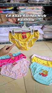 Celana Dalam Anak Perempuan Golden Nick 054 Rainbow | Cd Anak Cewek Bahan Katun