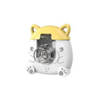 AiQUE Cartoon Charging Nebulizer Mini Medical Nebuliser Adult Kids Silent Asthma Inhaler Humidifier Mini Mesh Handheld Atomizer