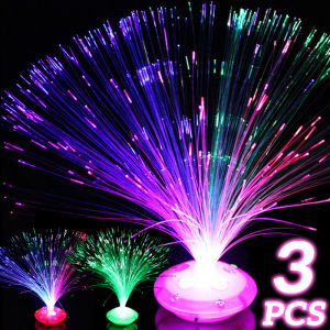 LED Fiber Optic Light Colorful Flashing Night Lights Lanterns Firework Lamps Starry Sky Lamp Christmas Wedding Party Home Decor