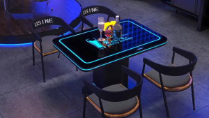 Bàn Bar Hiệu Ứng Phát Sáng Cao Cấp Và Sang Trọng Cho Club Và Quán Cà Phê ( SKU 9637)