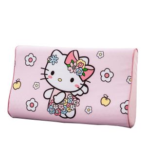 Pure Cotton Filled Latex Pillow for Children 3-6 Years Old And above Special Use Soft Comfortable All Season Universal Pillowcase