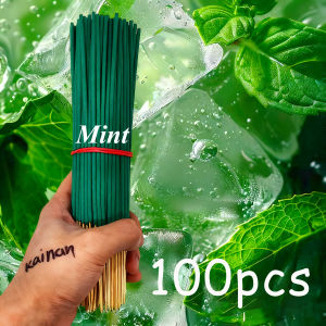 Fresh Mint Aromatherapy Stick Mint Helps to Refresh the Mind and Improve Air Quality Suitable for Yoga and Meditation Home Living Room Tea Room Hotel Outdoor Activities Easy to Carry