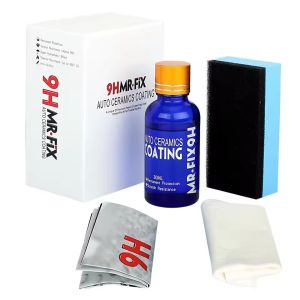 2026 9H Car Oxidation Liquid Ceramic Coat Super Hydrophobic Glass Coating Set Polysiloxane and Nano materials Care Multicolor H9