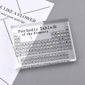 Tabel Periodik Acrylic Transparan Aesthetic Tabel Periodik Unsur Kimia Akrilik Aesthetic Ornamen Dekorasi