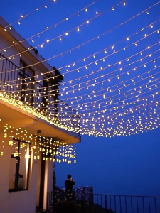 AIMO Christmas Light Outdoor Solar 50/100/200LED Waterproof Holiday Model Seasonal