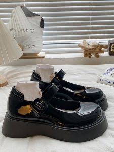 Giày Đế Dày Mary Janes Phong Cách Anh Cổ Điển Cho Nữ Mùa Thu 2025 Giày Đơn JK Đế Cao Gót Cổ Điển Thường Ngày